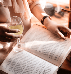 glass-wine-book